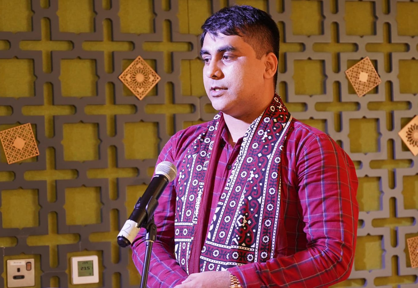 Abbas Korejo speaking